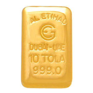 10 Tola Gold Bar 999